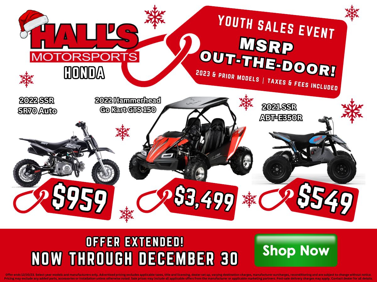Hall's Motorsports Honda New & Used Powersports Vehicles, Service